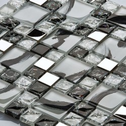 Интелигентна мозайка от стъклокерамика Fulya от Betas Glass Mosai , с размер 30 x 30 см.